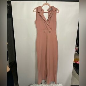 Almost Famous Blush Sleeveless Jumpsuit